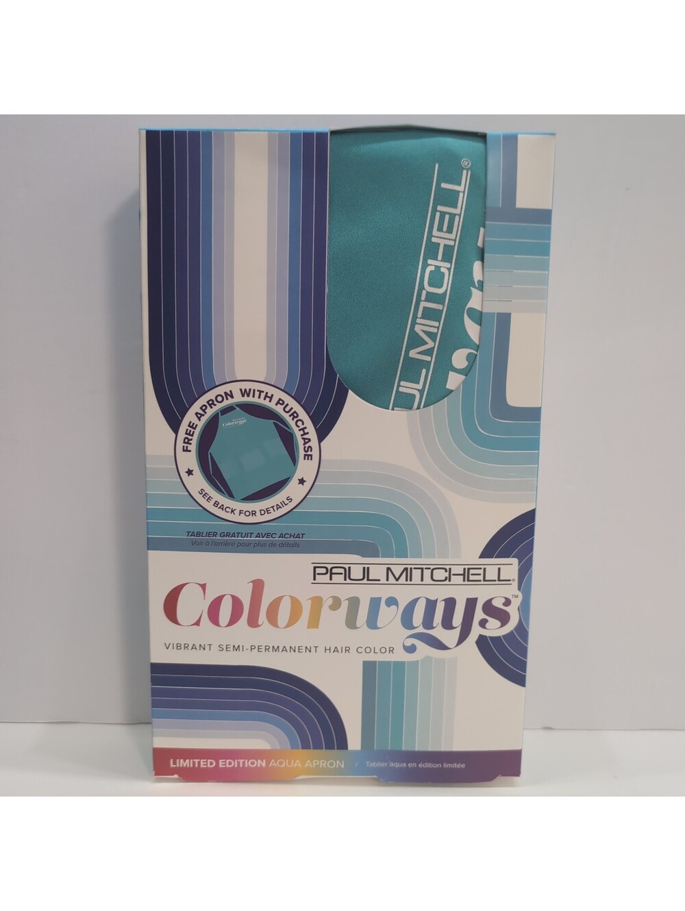 Paul Mitchell Apron Aqua Limited Edition Colorways Teal Blue Brand New In Box